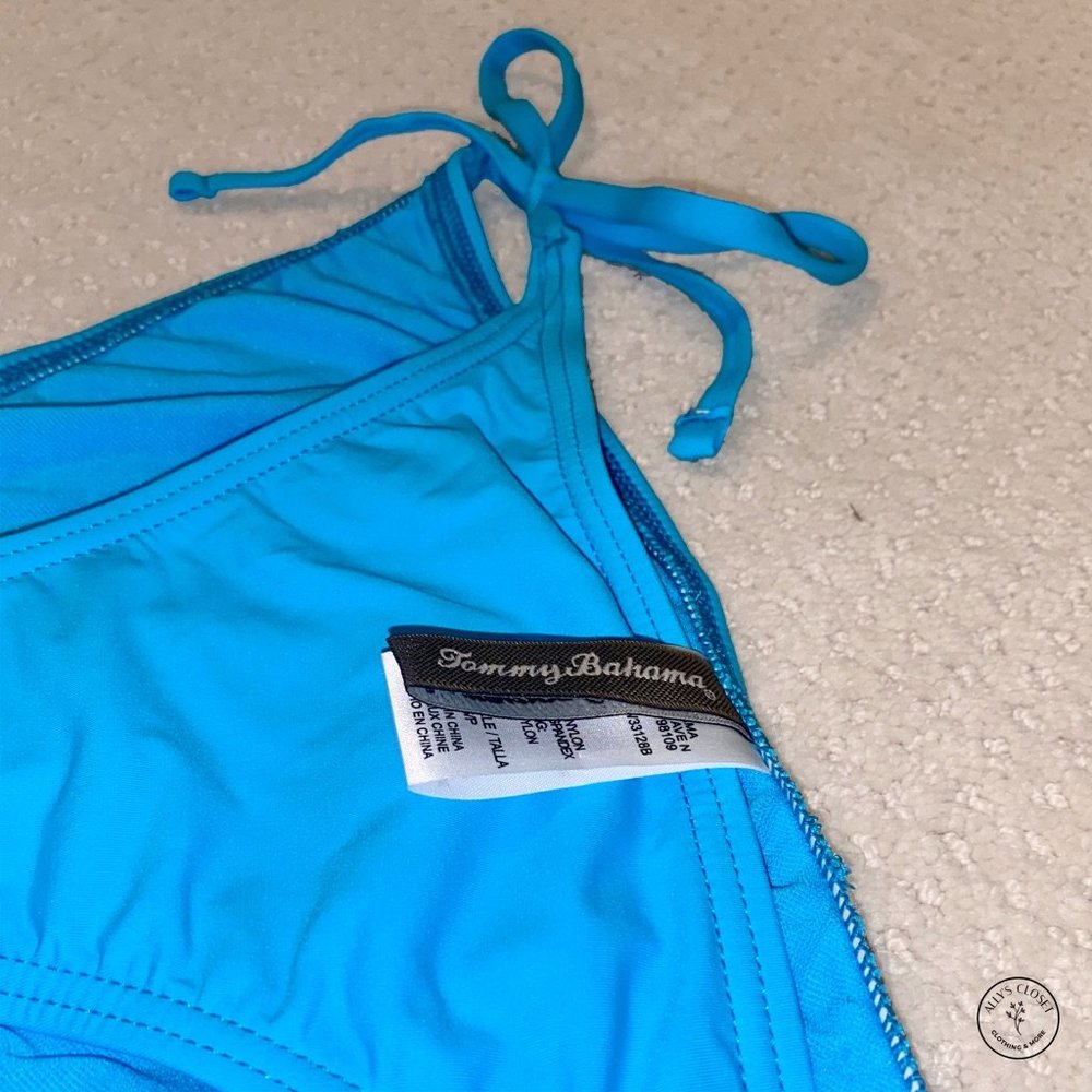 Tommy Bahama Blue String Bikini Bottom - Picture 4 of 6